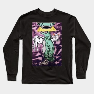 Space Penguin Long Sleeve T-Shirt